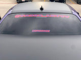 Back Window Banner